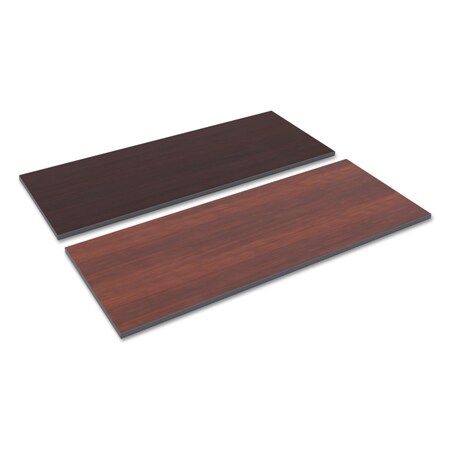 Alera Reversible Laminate Table Top, Rect, 59.5Wx23-5/8, Med Cherry/Mahogany ALETT6024CM